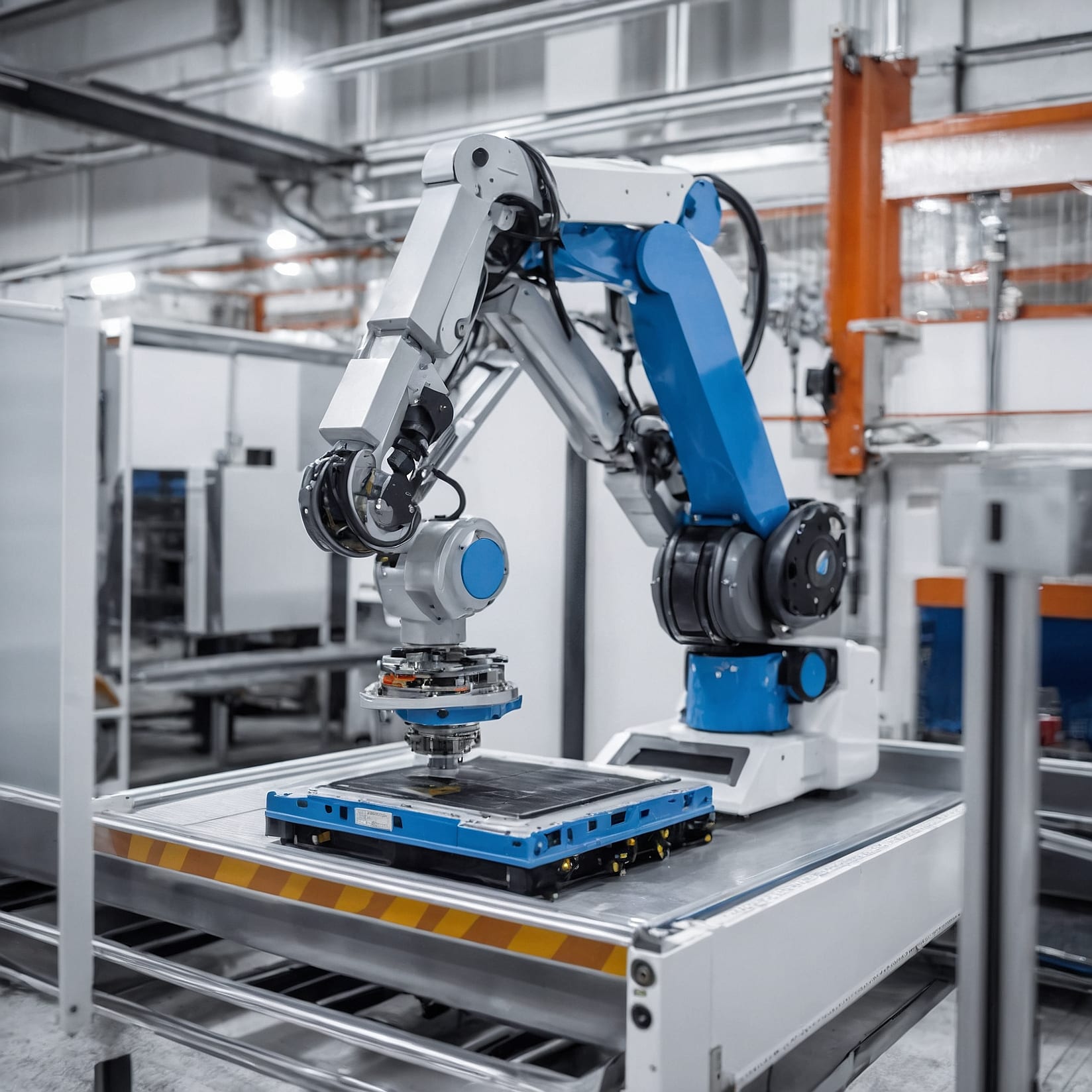 Tecnología robótica mejorando eficacia.